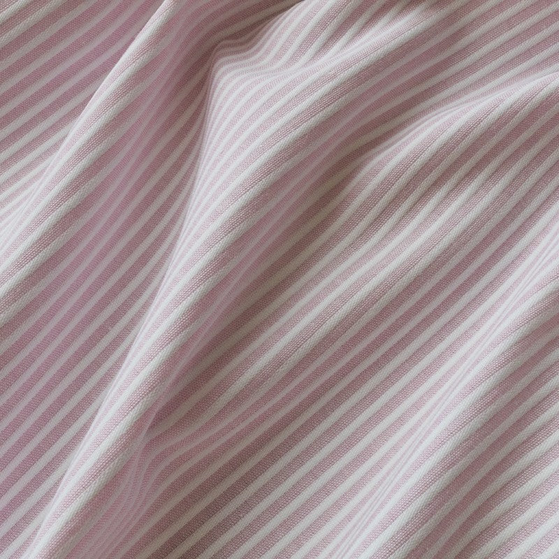 Tela Piqué Otomán Bicolor Rosa - Ribes y Casals