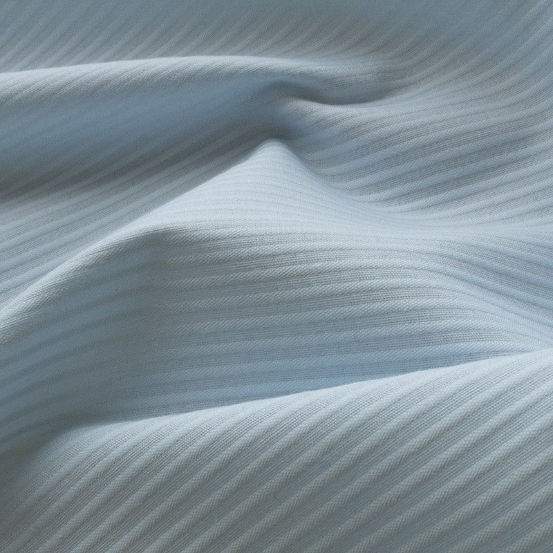 Retal Tela Piqué Otomán Celeste 110x160 cm - Ribes y Casals