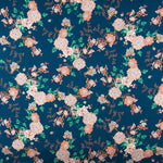 Tela Poliéster Flores Canard - Ribes y Casals