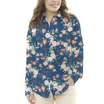 Tela Poliéster Flores Canard - Ribes y Casals