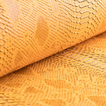 Tela Polipiel Cocodrilo Mostaza - Ribes y Casals