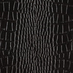 Tela Polipiel Cocodrilo Negra - Ribes y Casals
