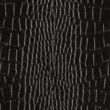 Tela Polipiel Cocodrilo Negra - Ribes y Casals
