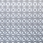 Tela Polipiel Rombo 3D Plata - Ribes y Casals