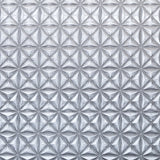 Tela Polipiel Rombo 3D Plata - Ribes y Casals