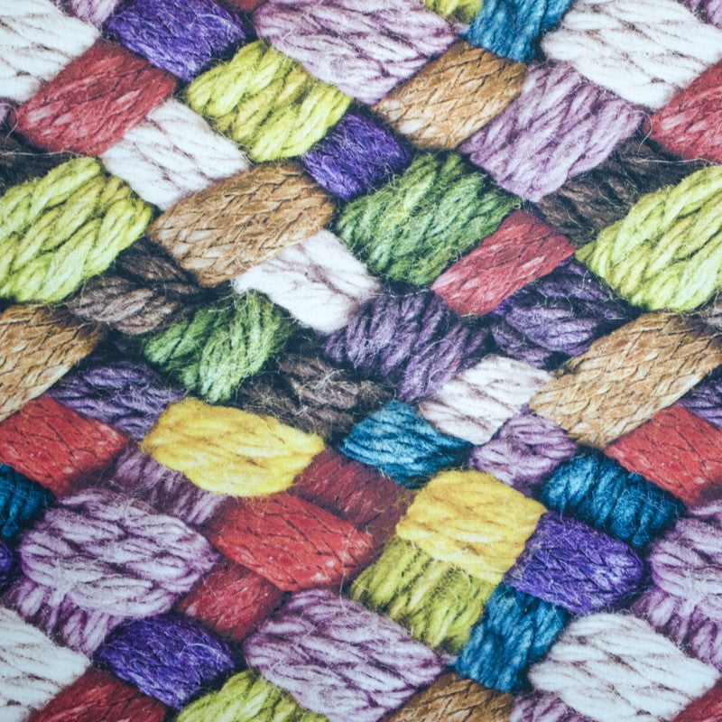 Tela Popelín Algodón Lana Multicolor - Ribes y Casals