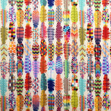 Popelín Algodón Plumas Mosaico Multicolor - Ribes y Casals