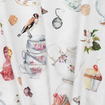 Popelín Estampado Tacitas de Té Blanca - Ribes y Casals