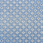 Tela Popelín Bordado Grande Azul - Ribes y Casals