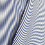 Tela Popelín Camisa Rayas Vichy Azul - Ribes y Casals