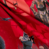 Tela Popelín Chewbacca Roja - Ribes y Casals