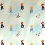 Tela Popelín Disney Frozen Verde Agua - Ribes y Casals