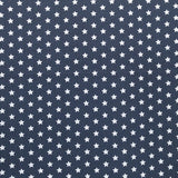 Tela Popelín Estrellas Fondo Navy - Ribes y Casals