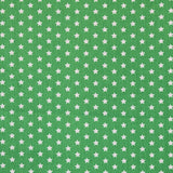 Tela Popelín Estrellas Fondo Verde - Ribes y Casals