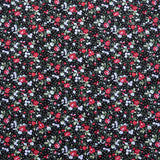 Tela Popelín Flamenca Liberty Flor Roja - Ribes y Casals