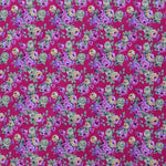 Tela Popelín Flamenca Liberty Rosas Fucsia - Ribes y Casals