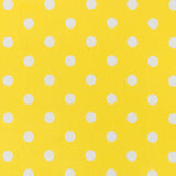 Tela Popelín Flamenca Lunar Fondo Amarillo - Ribes y Casals