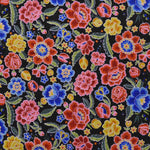 Tela Popelín Flamenca Manila Negro - Ribes y Casals