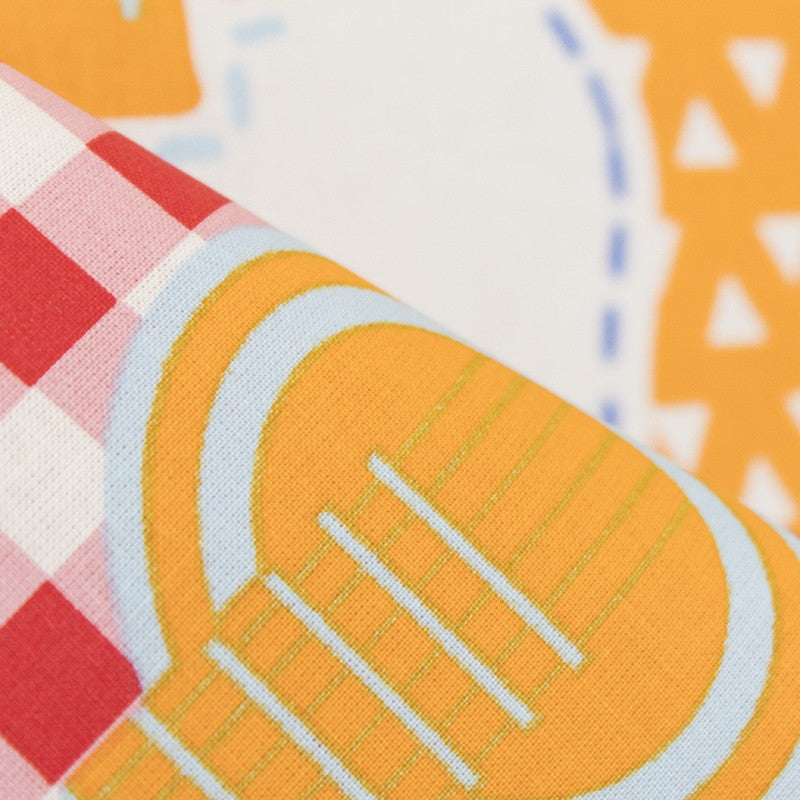 Tela Popelín Guitars Cruda - Ribes y Casals