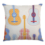 Tela Popelín Guitars Cruda - Ribes y Casals