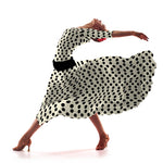 Tela Popelín Lunar Fondo Crudo 3,5 cm - Ribes y Casals