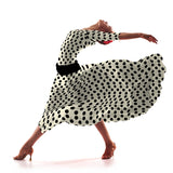 Tela Popelín Lunar Fondo Crudo 3,5 cm - Ribes y Casals