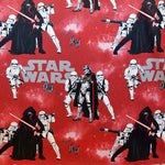 Tela Popelín Star Wars Roja - Ribes y Casals
