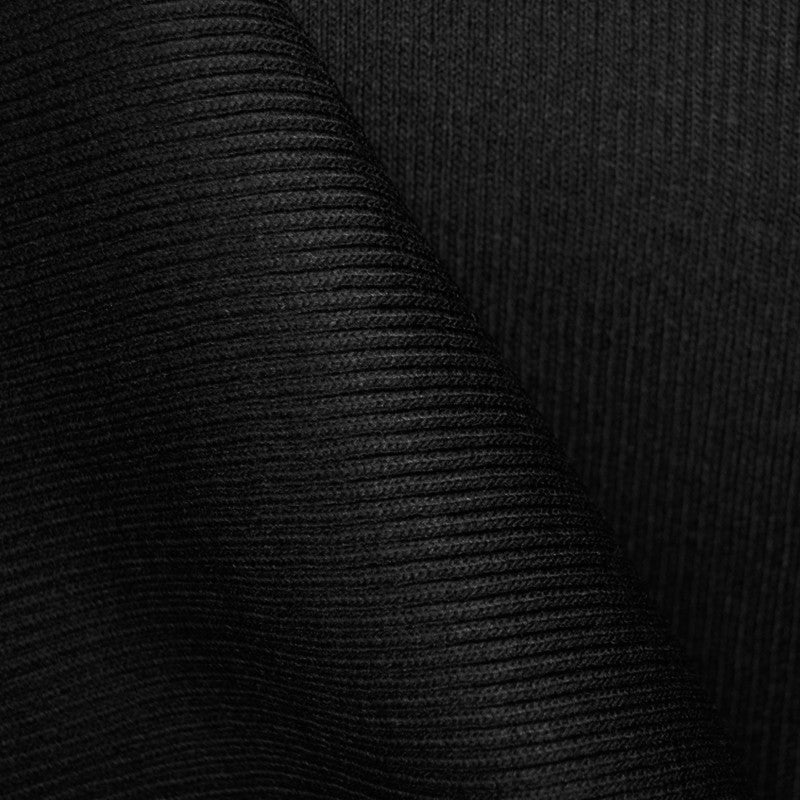 Tela Punto Canalé Negro - Ribes y Casals