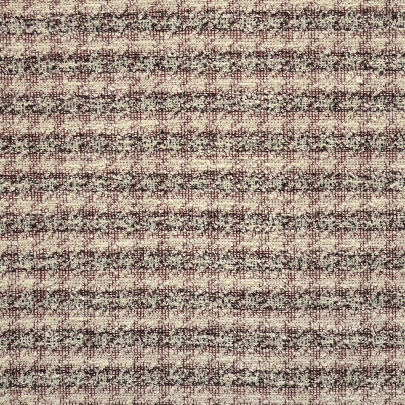 Tela Punto Chanel Pata de Gallo Roja - Ribes y Casals