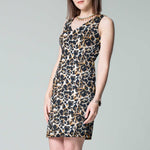 Tela Punto Crepe Leopardo - Ribes y Casals