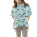 Tela Punto Felpa Canard Tortuga - Ribes y Casals