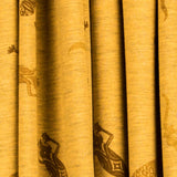 Tela Punto Felpa Mostaza Lagarto - Ribes y Casals