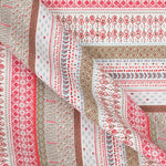 Tela Punto Felpa Nordic Rojo - Ribes y Casals