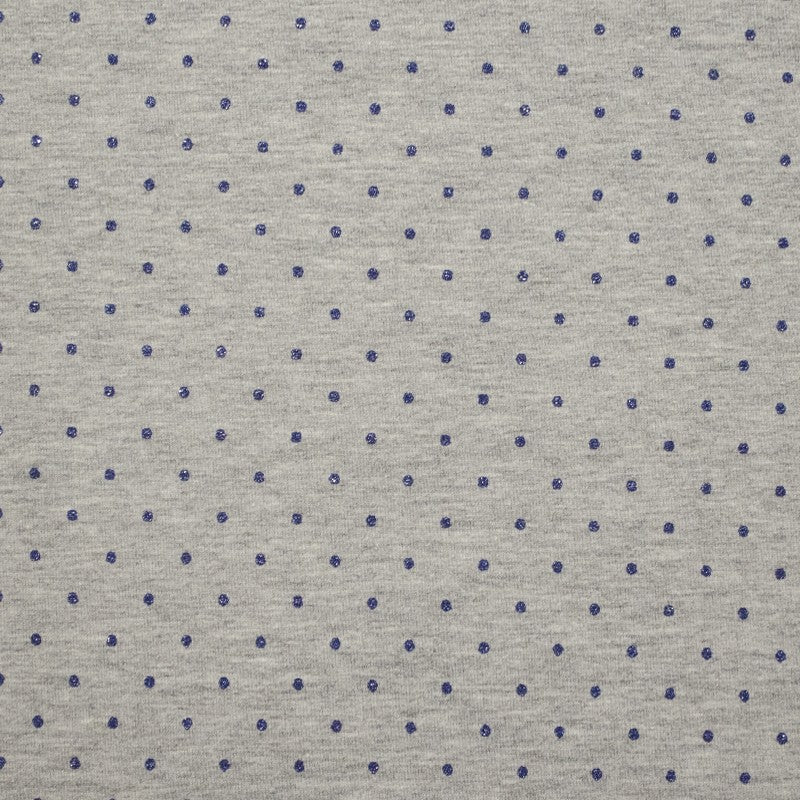 Tela Punto Glitter Lunar Azul - Ribes y Casals