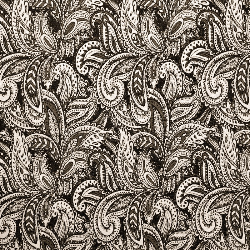Tela Punto Jacquard Cachemir Marrón - Ribes y Casals