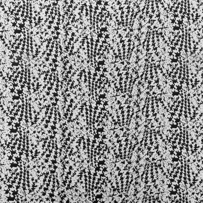 Tela Punto Jacquard Moteado Negro - Ribes y Casals