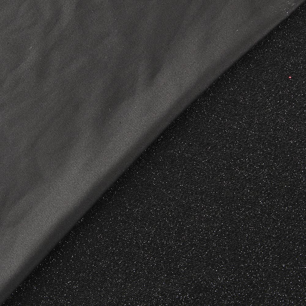 Retal Tela Punto Lamé Negro 190x145 cm - Ribes y Casals