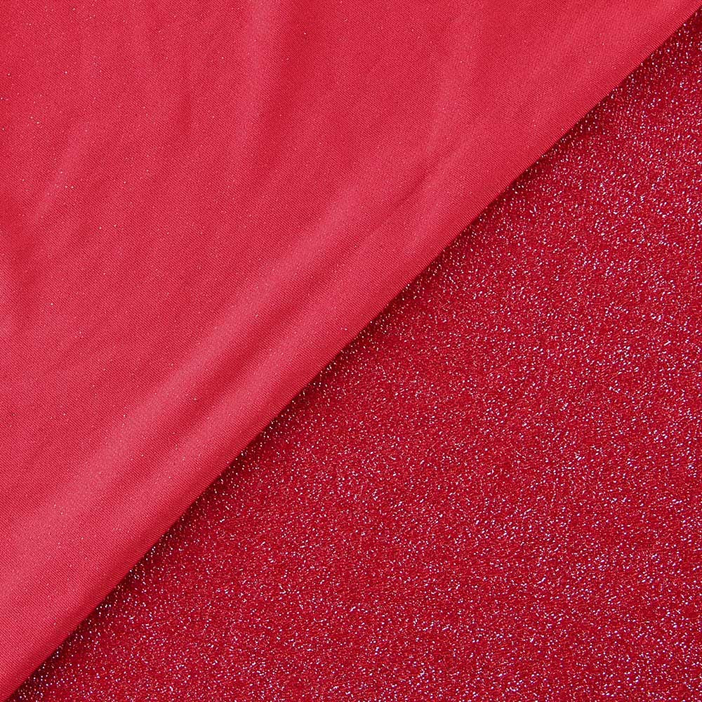 Tela Punto Lamé Rojo - Ribes y Casals
