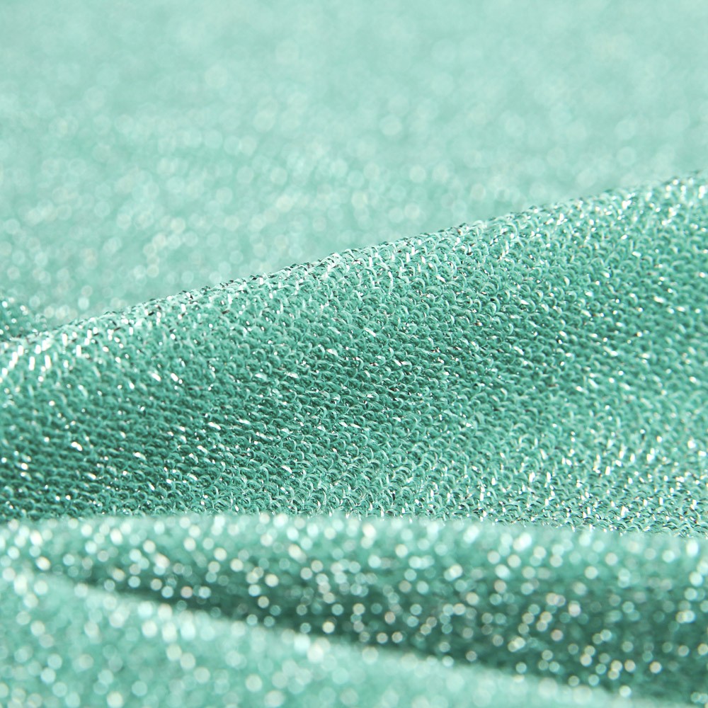 Tela Punto Lamé Verde Agua - Ribes y Casals