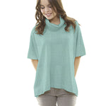 Tela Punto Lamé Verde Agua - Ribes y Casals