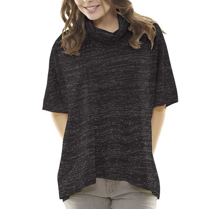 Tela Punto Lurex Negro - Ribes y Casals