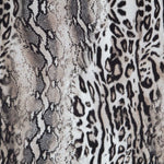 Tela Punto Otomán Reptil Marrón - Ribes y Casals