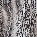 Tela Punto Otomán Reptil Marrón - Ribes y Casals