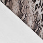 Tela Punto Otomán Reptil Marrón - Ribes y Casals