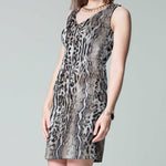 Tela Punto Otomán Reptil Marrón - Ribes y Casals