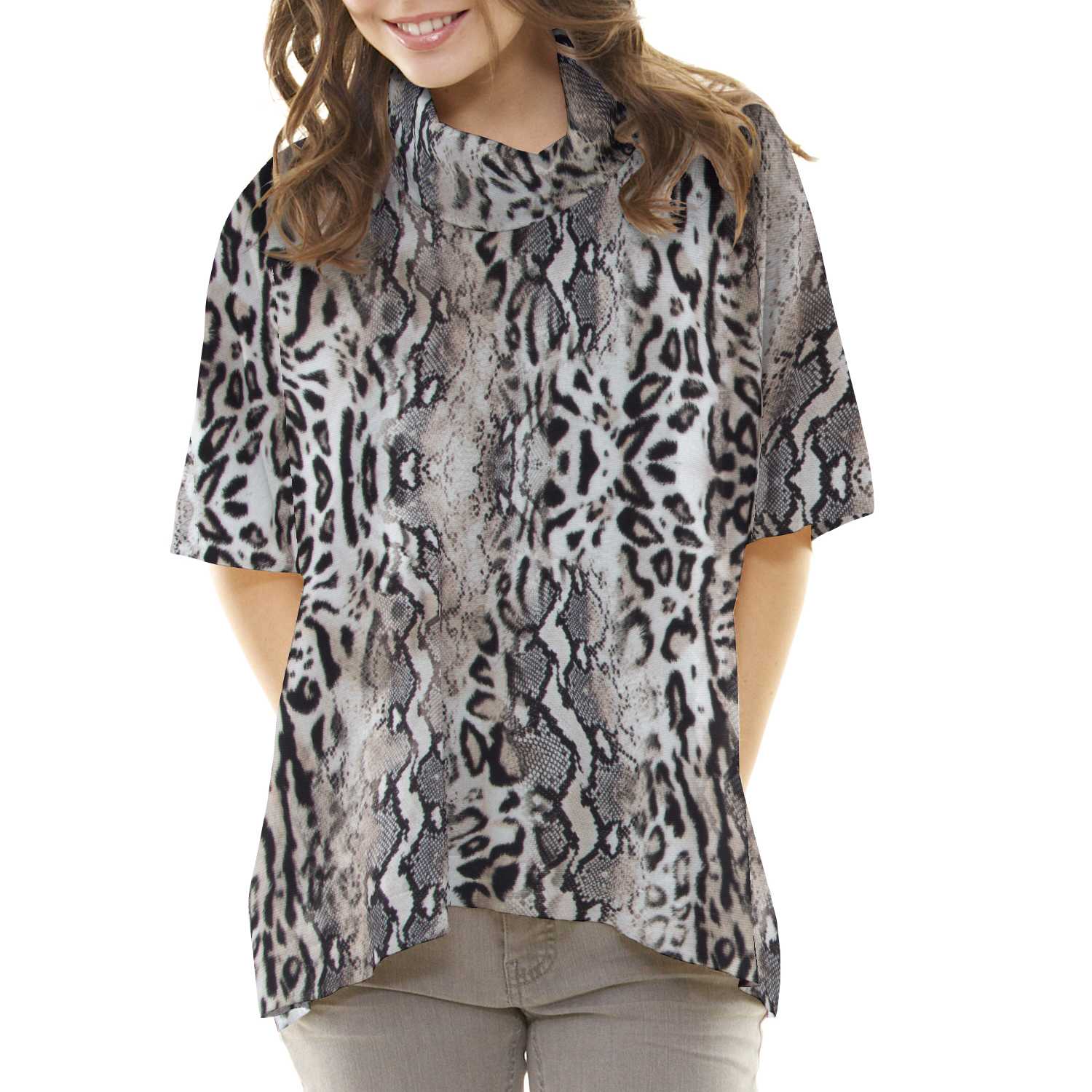 Tela Punto Otomán Reptil Marrón - Ribes y Casals