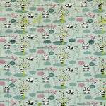 Tela Punto Panda Verde Agua - Ribes y Casals