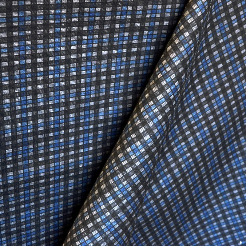 Tela Punto Roma Cuadros Canard - Ribes y Casals