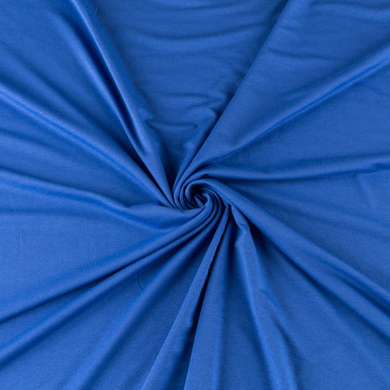 Tela Punto Viscosa Azul Victoria - Ribes y Casals