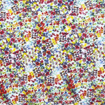 Tela Punto Viscosa Mosaico Flor Amarilla - Ribes y Casals
